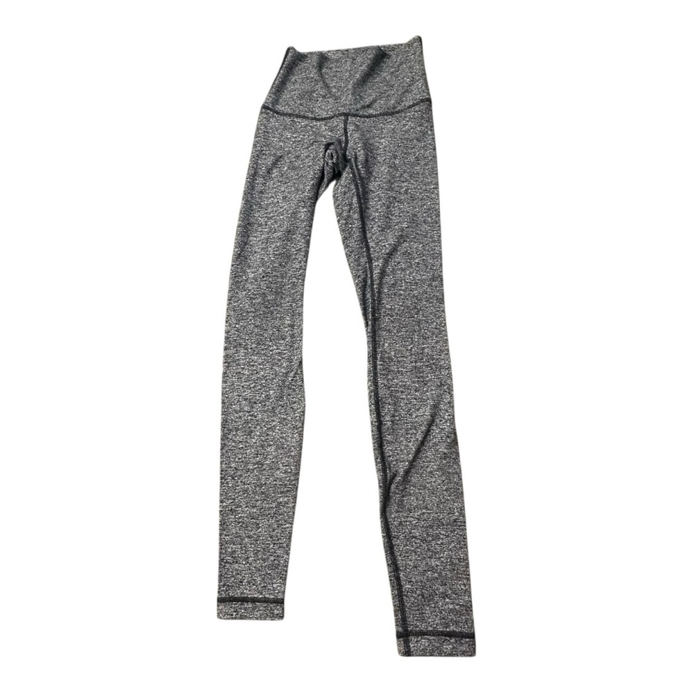 lululemon athletica Wunder Under High Rise Charcoal Leggings Size 4